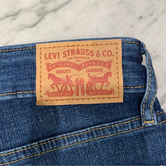 Levi’s 721 Jeans, High Rise Distressed Skinny, Women’s Size 27, 27”Inseam. EUC! - Picture 3 of 8